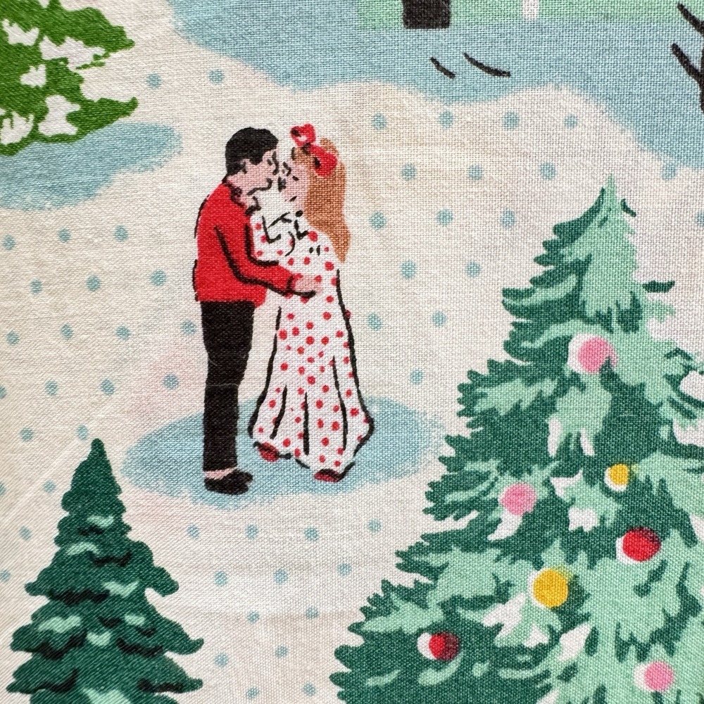Cath Kidston London 3 Pc TWIN Christmas Village Winter Sheet Set 100% Cotton - Picture 10 of 10